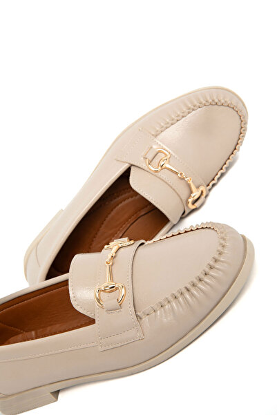 SOHO Beige Damen-Loafer-Schuhe 21245