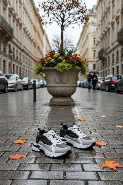 SOHO Women's Sneaker 19686 - Ice Black Purple