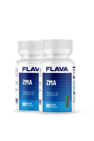 FLAVA Zma | Çinko Magnezyum B6 Vitamini - 90 Kapsül X 2 Adet