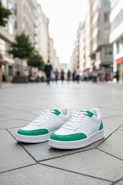 SOHO Біло-зелені жіночі кросівки 20359