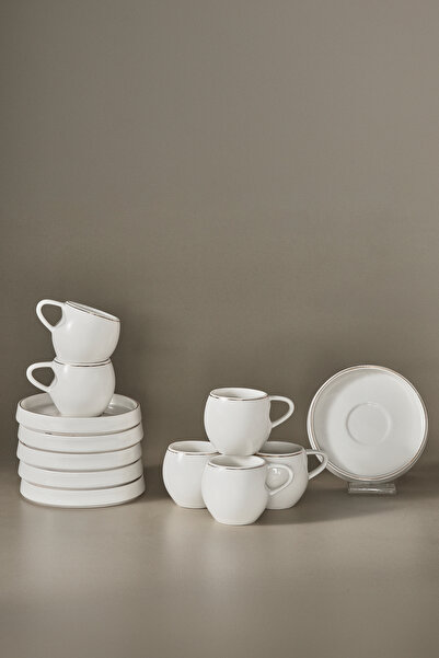 Karaca طقم فناجين قهوة سن سيت لـ 6 أشخاص 100 مل