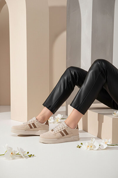 SOHO Pantofi de damă bej-maro 20677