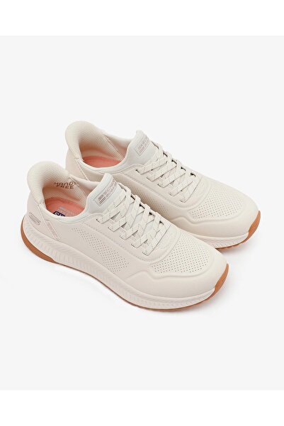 SKECHERS حذاء رياضي نسائي BOBS SQUAD 4 - KEY LOOK - SLIP-INS - 117740WHT