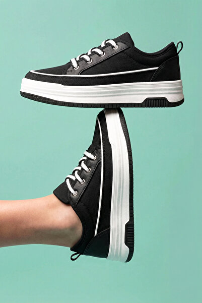 DARK SEER DS Opal Schwarz-Weiß Damen-Sneaker