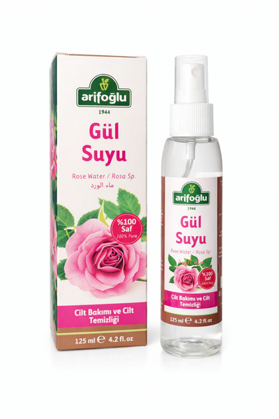 Arifoğlu Gül Suyu 125ml Saf Gül Suyu Cilt Bakımı İçin