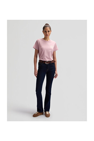 Lee Dámské tričko s logem, jemná růžová (mauve)