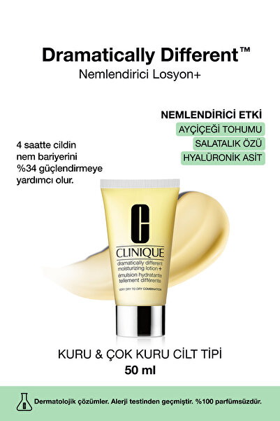 Clinique Dramatically Different™ - Çok Kuru/kuru Cilt Tipi Için Nemlendirici ...