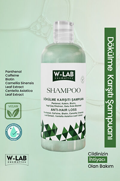 W-Lab Kozmetik Dökülme Karşıtı Şampuan 400 ml