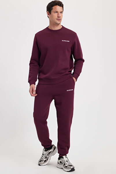 Tudors بدلة رياضية برتقالية للرجال من القطن المريح بثلاثة خيوط ناعمة الملمس م...