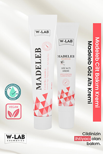 W-Lab Kozmetik Madeleb Krem  40 ml + Madeleb Göz Altı Krem 20 ml Set
