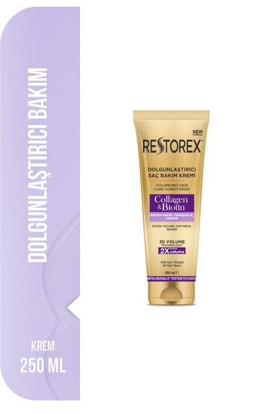 Restorex Collagen Ve Biotin Dolgunlaştırıcı Saç Bakım Kremi 250 ml