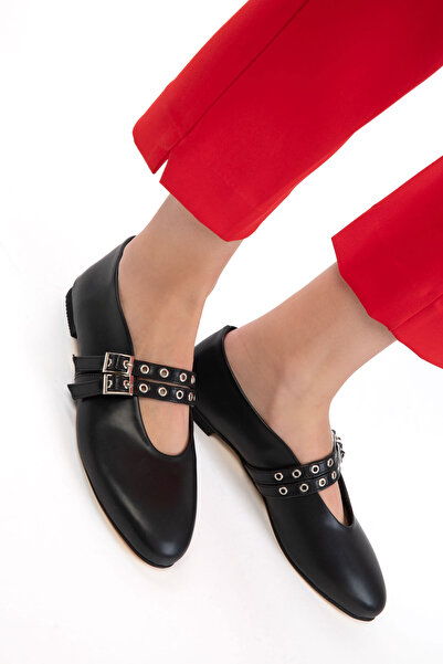 SOHO Baleriny damskie czarne - model 19539