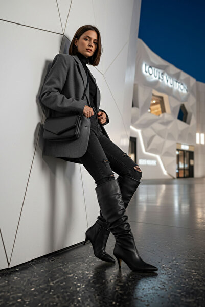 SOHO Siyah Kadın Çizme 17546