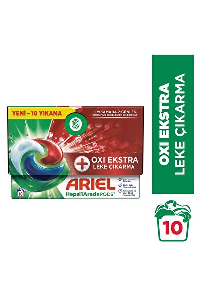 Ariel Hepsi1Arada PODS® Oxi Extra Leke Çıkarma Kapsül Çamaşır Deterjanı Beyaz...