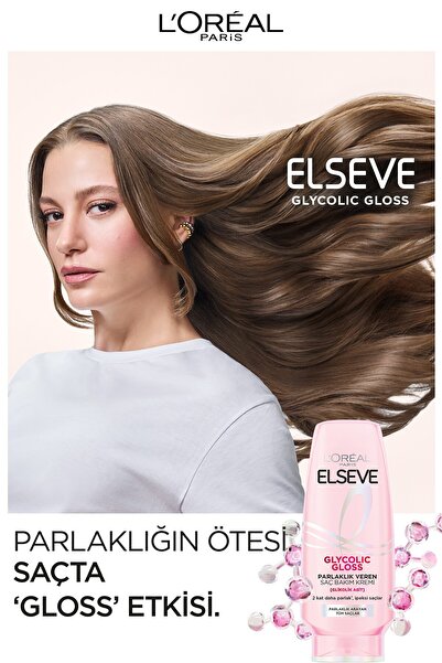 ELSEVE Glycolic Gloss Parlaklık Veren Saç Bakım Kremi 250ml