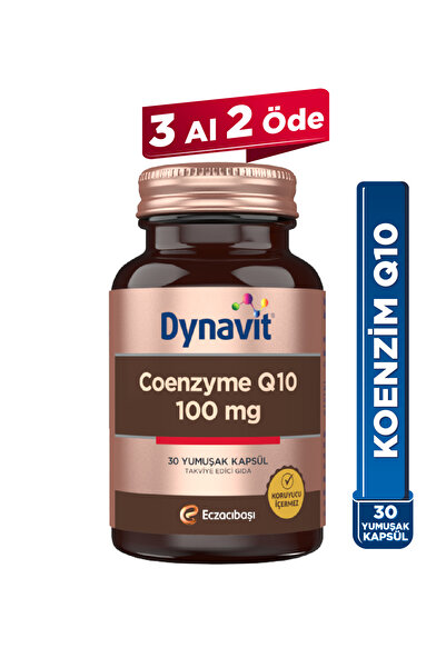 Dynavit Coenzyme Q10 100 Mg 30 Yumuşak Kapsül - KoenzimQ10 – Ubikinon - Kalp