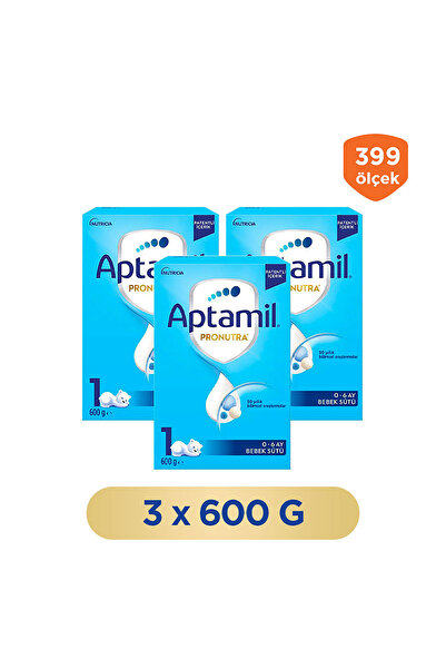 Aptamil 1 Bebek Sütü 0-6 Ay 600 x 3 Adet 1800 Gr