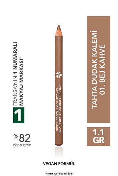 Yves Rocher Tahta Dudak Kalemi-01. Kahve-1.2 G-75755