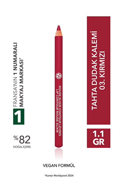 Yves Rocher Tahta Dudak Kalemi-03. Kırmızı-1.2g-76260