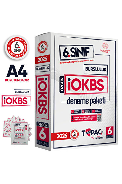 İnformal Yayınları 2026 6.sınıf Maarif Modeli İOKBS-Bursluluk 6lı Deneme Sına...