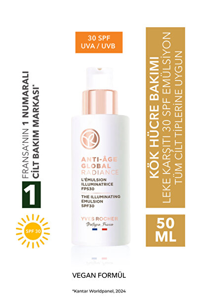 Yves Rocher Leke ve Yaşlanma Karşıtı Bitkisel Kök Hücre Bakımı Anti-Age Globa...