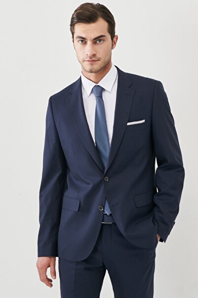 ALTINYILDIZ CLASSICS Erkek Lacivert Regular Fit Normal Kesim Mono Yaka Su Ve ...