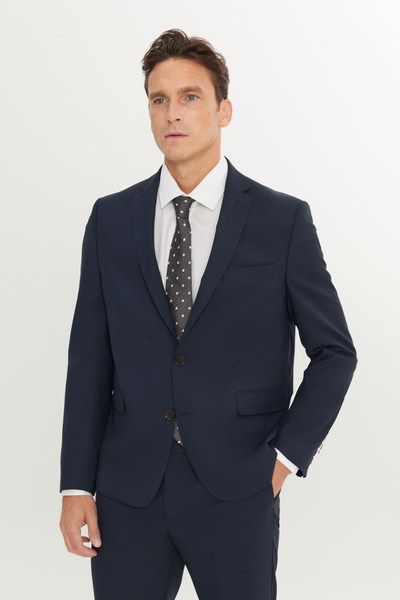 ALTINYILDIZ CLASSICS Altınyıldız Classics Normal Waist Regular Fit Navy Blue Men's Suit 4A3010001077