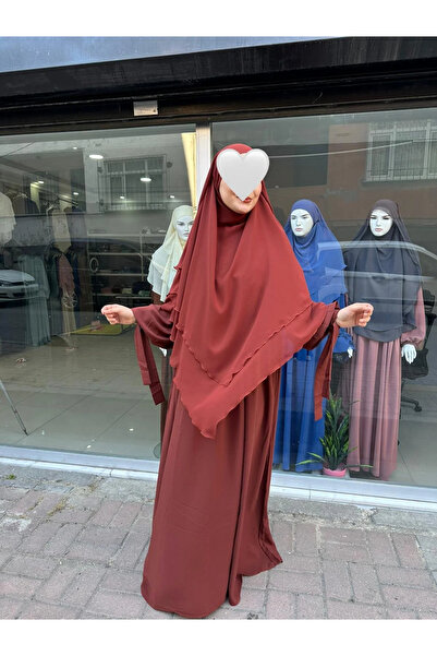 Yüsra Collection Liza Dress and Long Sufle 2-Piece Set