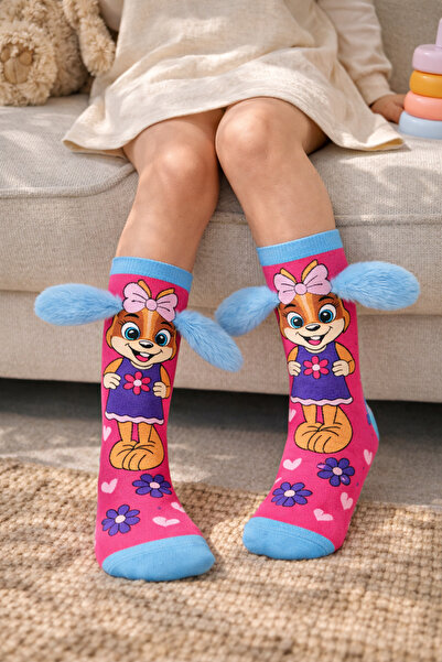 Katia&Bony Аксесоари за уши за момиче - Чорапи до коляното с шарка на куче