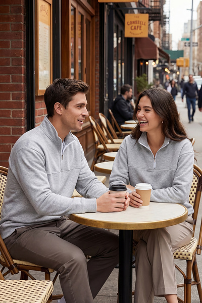 Trendyol Collection Szara melanżowa bluza polarowa/ciepła, zapinana na suwak,...