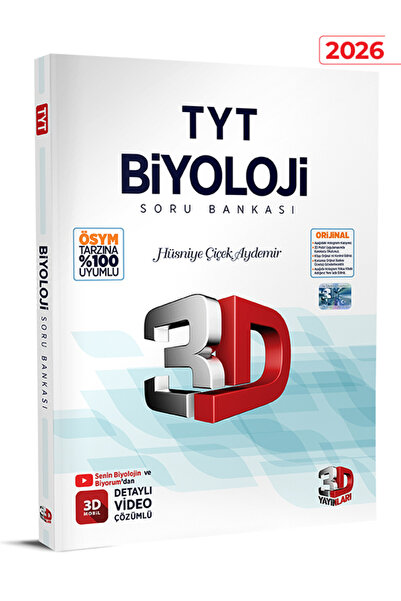 3D Yayınları TYT Biyoloji Soru Bankası