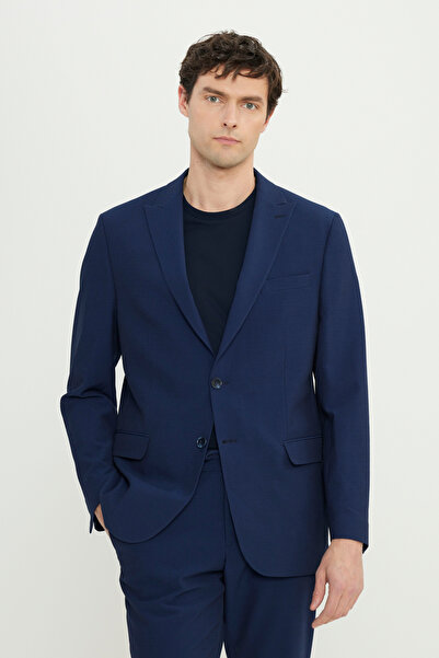 ALTINYILDIZ CLASSICS Altınyıldız Classics Waist Tie Slim Fit Navy Blue Men's ...