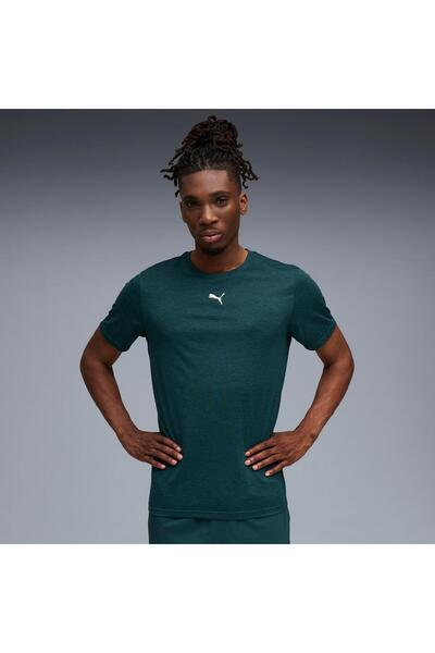 Puma تي شيرت هيذر كات من إم تاد إسينشالز (مقاس صغير)