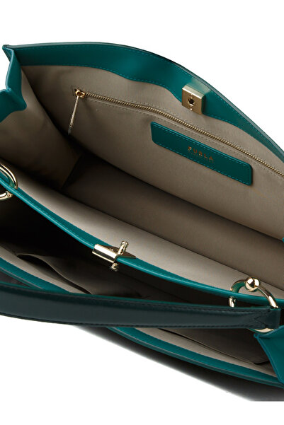 FURLA AGATA L TOTE - VITELLO TIFFANY LUX+VITELLO ROMA