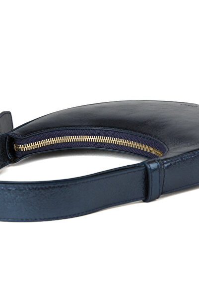 FURLA MINI GEANTĂ DE UMĂR DELIZIA - VITELLO PIUMA METAL-GRIGIO