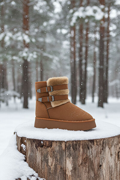 SOHO Cizme și ghete pentru femei din piele intoarsa maro 21038