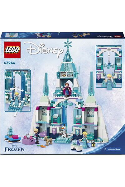 LEGO ® │ Disney Princess Elsa'nın Buz Sarayı 43244 - 6+ Oyuncak Yapım Seti (630 Parça)
