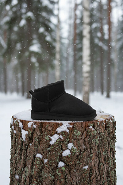 SOHO Schwarze Wildleder-Kinderstiefel und -Stiefeletten 21115