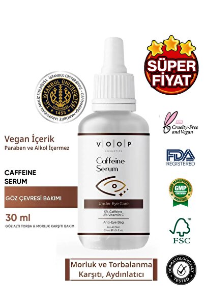 VOOP Göz Altı Torbalanma Morluk ve Koyu Halka Karşıtı Aydınlatıcı Kafein Göz ...
