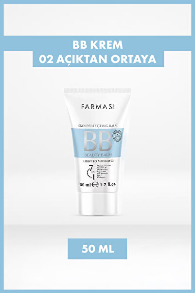 Farmasi 7 in 1 Kapatıcı Etkili BB Krem 50 ml SPF 15- 02 Light to Medium