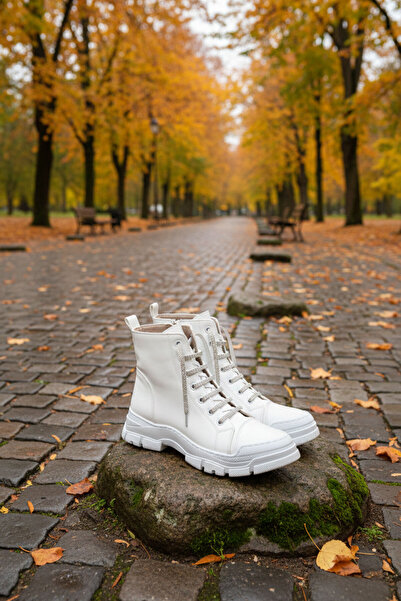 SOHO Cizme și ghete albe pentru femei 21139