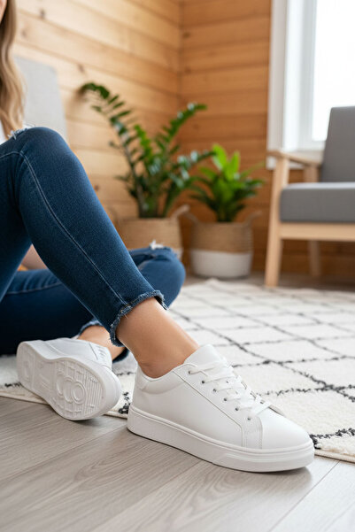 SOHO Weiße Damen Sneakers 14395