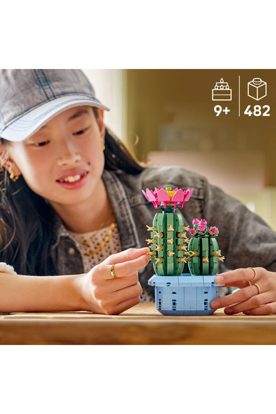 LEGO ® Botanicals Çiçekli Kaktüs 11509 - 9 Yaş ve Üzeri Çocuklar için Oyuncak Yapım Seti (482 Parça)