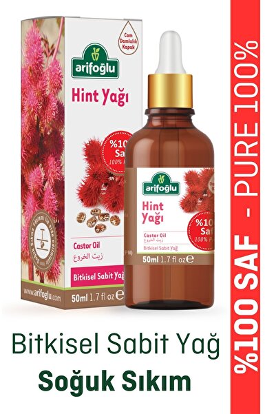 Arifoğlu زيت الخروع المعصور على البارد 50 مل زيت الخروع النقي والطبيعي بنسبة ...
