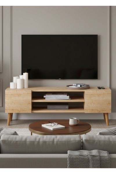 Monte Sehpa Etna Tv Sehpası Meşe