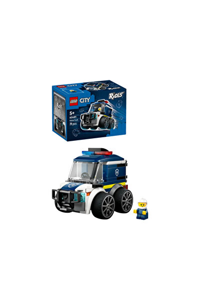 LEGO ® City Araçlar – Polis Kamyonu - 5+ Yaratıcı Oyuncak Yapım Seti (71 Parça)