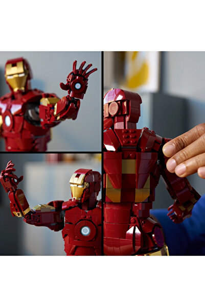 LEGO ® ǀ Marvel Iron Man Mark 3 Koleksiyoncu Versiyonu 76344 - 18+ Model Yapım Seti (1297 Parça)