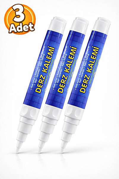 Badem10 Fayans Beyaz Derz Hazır Dolgusu Boyama Boyası Kalemi Hızlı Kuruyan Su...