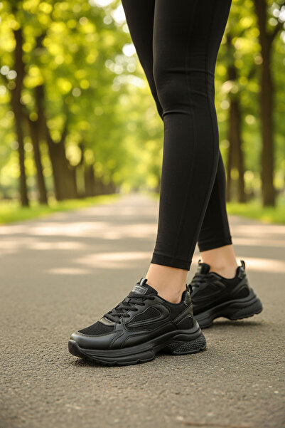 SOHO Schwarz-Schwarz-C Damen Sneaker 18802