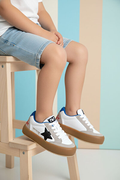 SOHO Pantofi unisex pentru copii alb-albastru-marin-roșu 20837